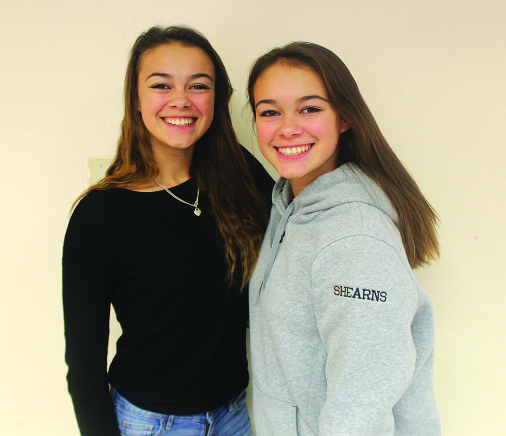 The Shearns twins, Maddy and Riley, of Millis, have been involved in gymnastics since the young age of four, when their Mom, Denise, was their coach. Now, as part of the Medway-Millis-Holliston gymnastics team, they hope to secure a state title.