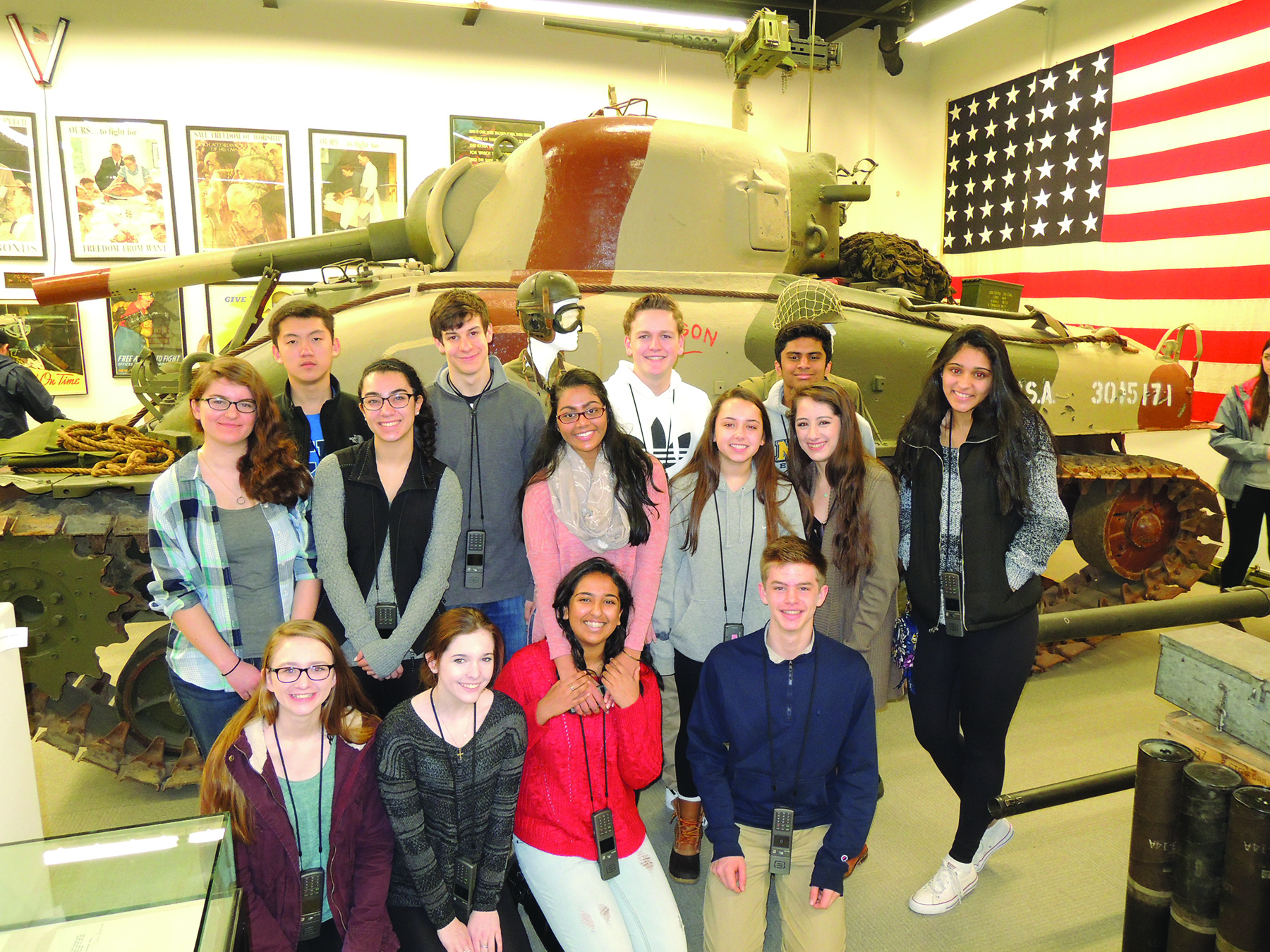 The Ashland High AP European History class of the 2016-2017 school year. (l to r) Back row: Wilson Lin, Alon Efroni, Andrew Dunn, Pratit Kadimdiwan. Middle row: Brianna Doucette, Nicole Abbatine, Neha Shabeer, Rebecca Rose, Jasmin Herrera, Eesha Yadav. Front row: Annabelle Rutherford, Olivia Beaton, Swathi Gorantla, Colby Weiss. (Photo/supplied)