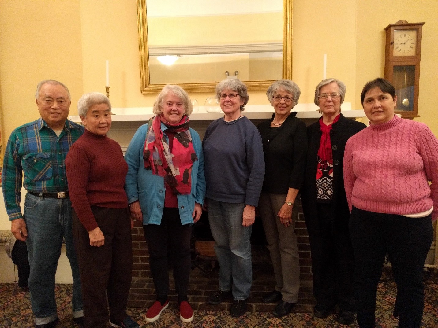Pictured L-R: Edd Lee, Gloria Lee, Mary Lynn Davis, Eileen Gibney, Lindsay Trementozzi, Elaine Benkoski, Christine Diaz.