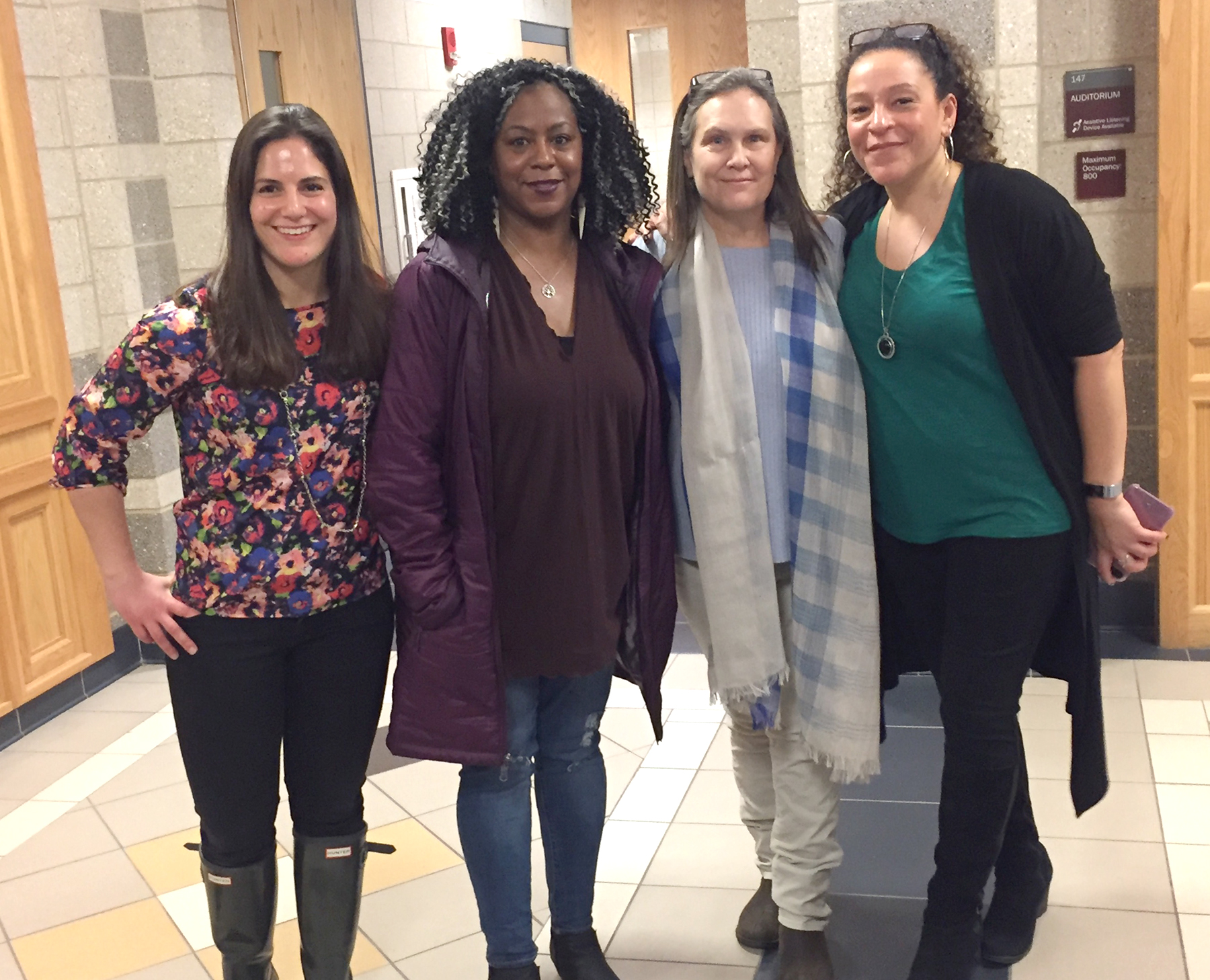 Lindsey Galvao, Shay Stewart-Bouley, Debby Irving, and Melissa Patrick.