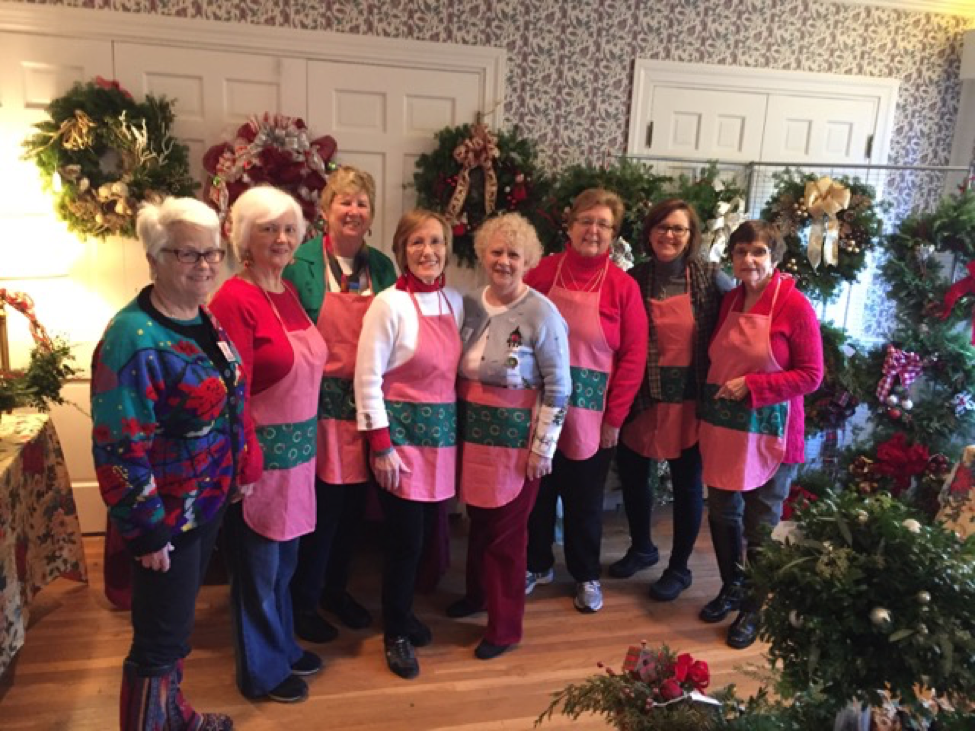 Members of the Millis Garden Club with an array of beautifully decorated wreaths from their 2016 event. This year’s MGC Holiday Wreath Sale will take place along with the Millis Church of Christ’s annual Jolly Holly Fair on December 2.
