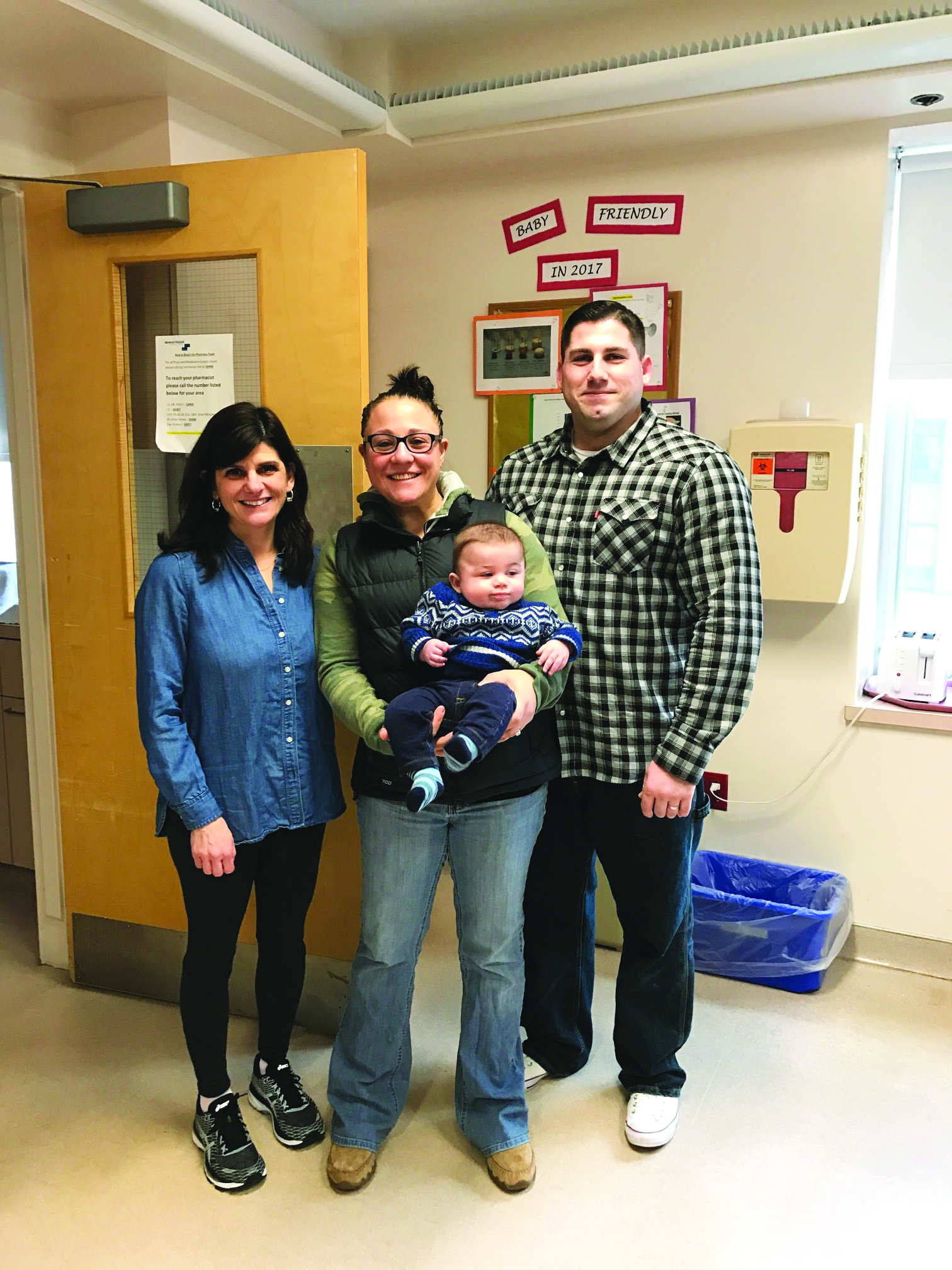 Michelle Kelliher, RN and the Arki Family